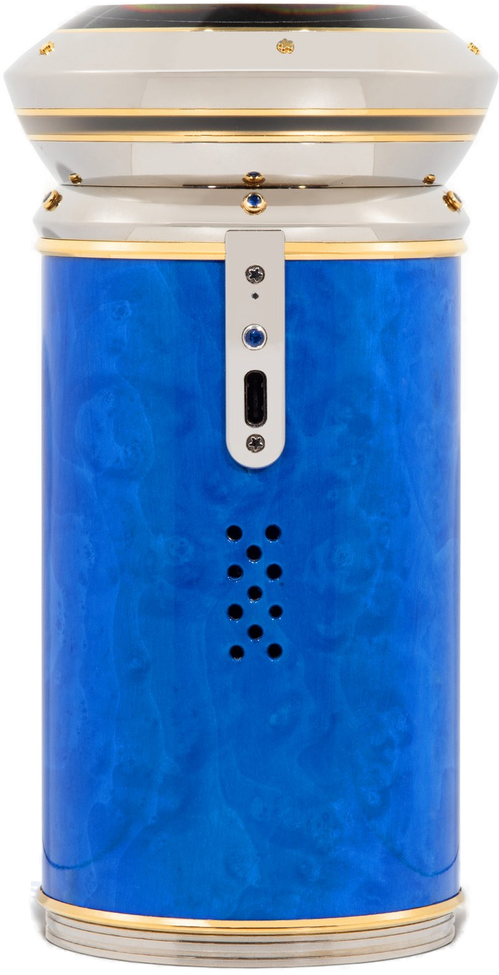 Glossy Blue Wood